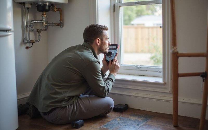 Checking pilot light